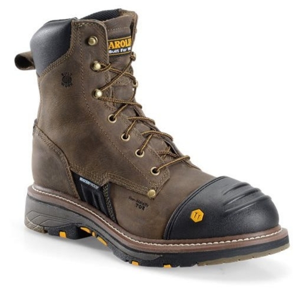 Carolina Other - Carolina Boots: Men's CA2559 Brown 8” Composite Toe Workflex Work Boots 10.5 D